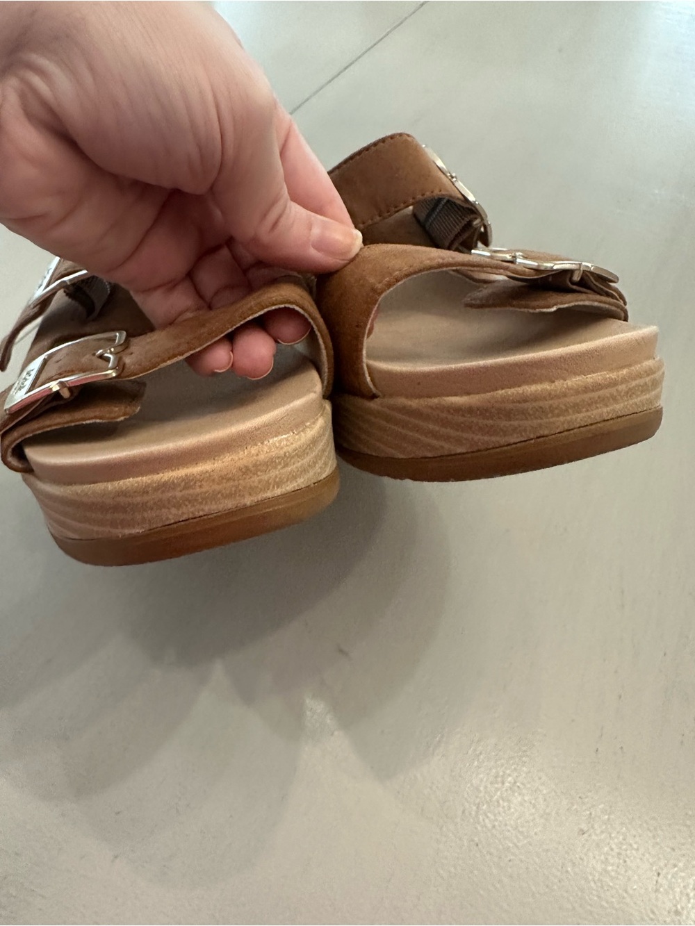 Dr. Scholl's Cali Breeze Wedge Sandal Size 9M Like New - Picture 10 of 11